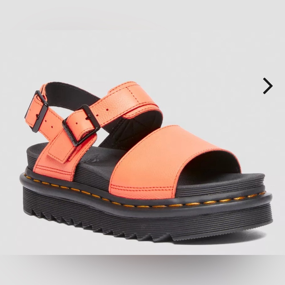 Dr. Martens VOSS PISA LEATHER STRAP SANDALS NEW